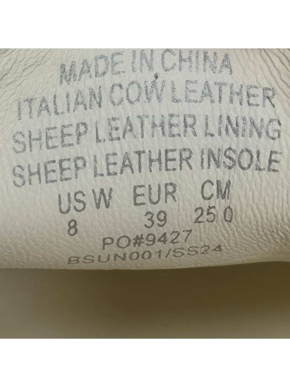 Quince Women's Cream Italian Leather Lug Sole Loafers US Size 8 - Picture 8 of 8